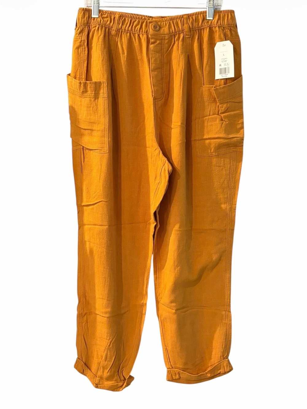 NWT Women’s Wonderly Drapey Linen Blend Cargo Pants Small to X-Large
